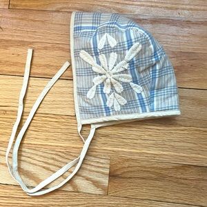 EUC apolina plaid bonnet